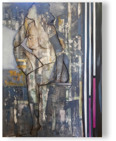 abstrakt thinking
 öl/Lw 120 x 160 cm, 2015